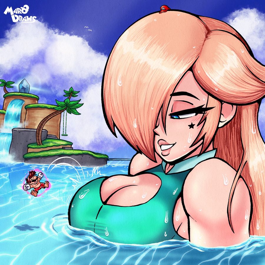 Mario - artwork by marodraws