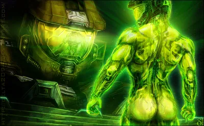 Master chief - artwork by delta2094