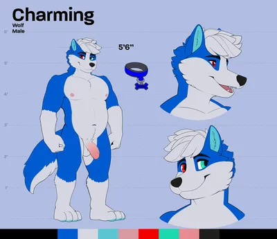 Anthro, balls - artwork by shiuk