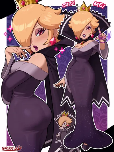Princess rosalina - artwork by sarukaiwolf