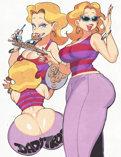 Neighbor lady - artwork by inkerton-kun