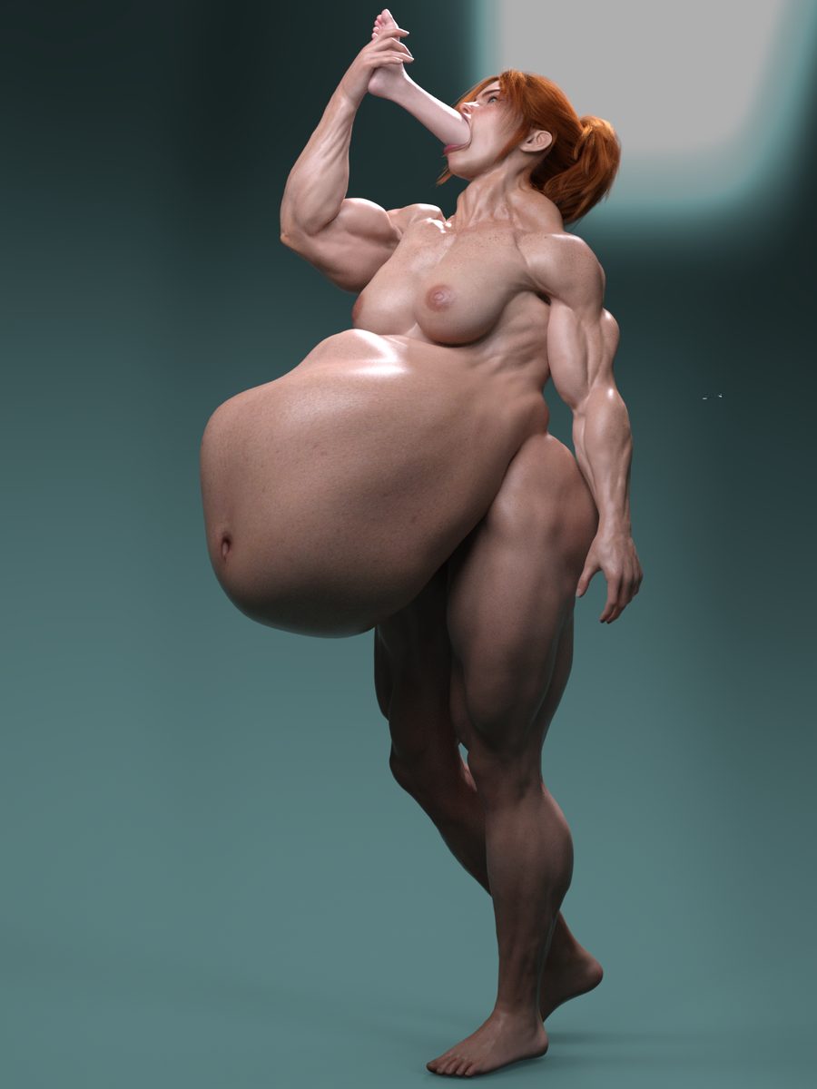 Belly, belly bulge - artwork by foomeratory