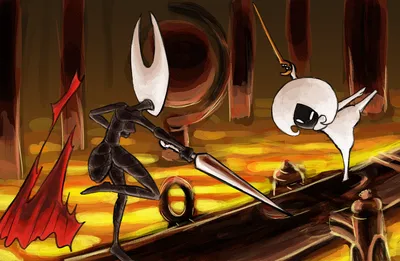 Hornet (hollow knight) - artwork by lonelyworld