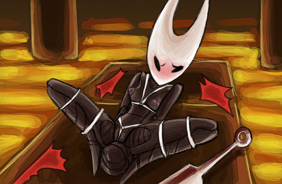 Hornet (hollow knight) - artwork by lonelyworld