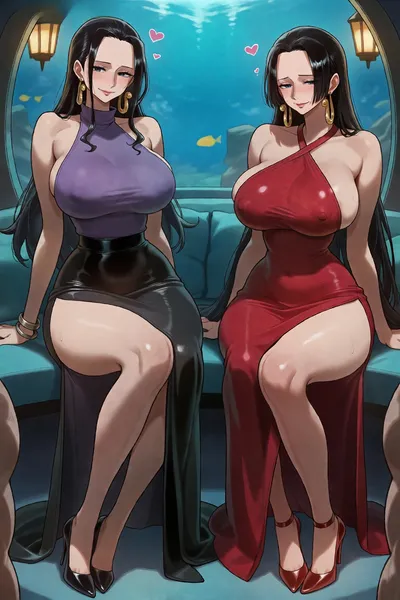 Boa hancock - artwork by OppaiOasis