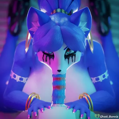 Krystal (star fox) - artwork by Getsuuga