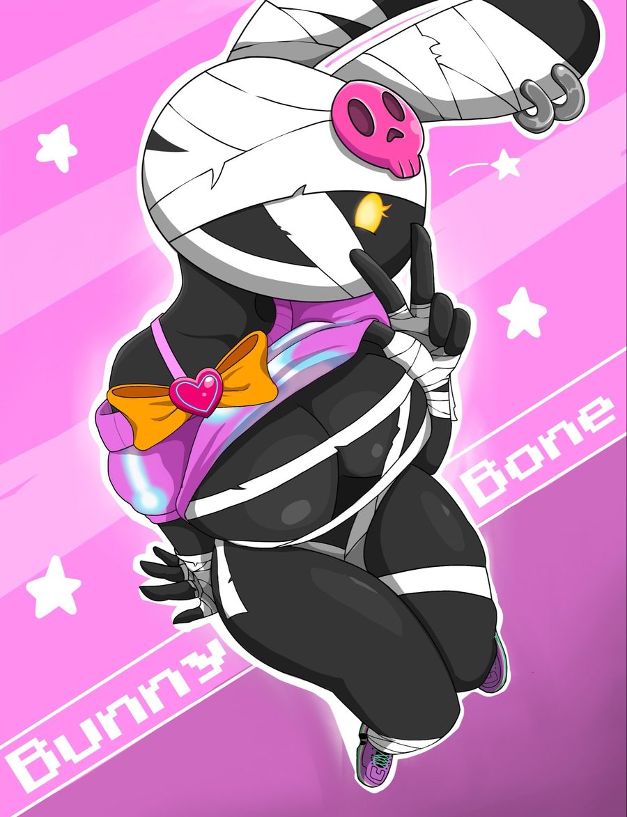 Bunnybone (fortnite) - artwork by Adlox