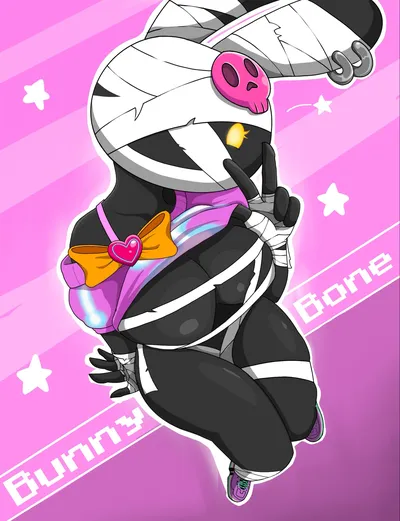 Bunnybone (fortnite) - artwork by Adlox