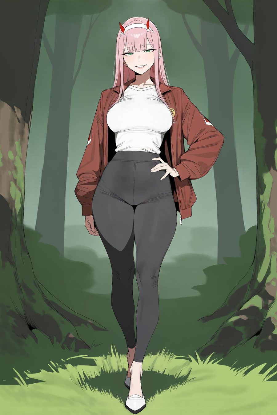 Zero two (darling in the franxx) - artwork by ecchigallery