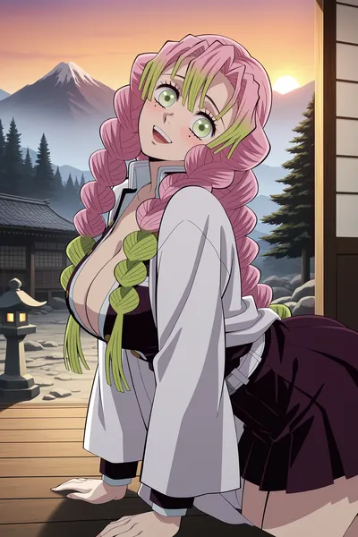 Kanroji mitsuri - artwork by digitalwaifugallery