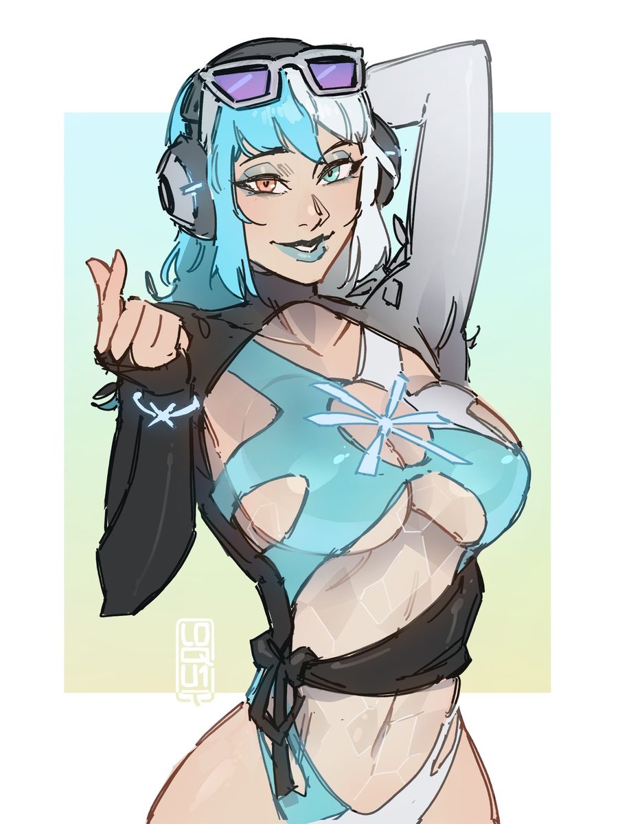 Luna snow - artwork by loqu1t