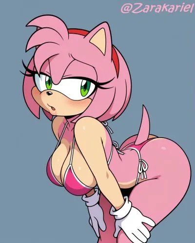 Amy rose — artwork by zarakariel