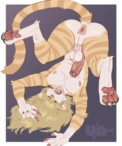 4 toes, anthro - artwork by vadoyeap