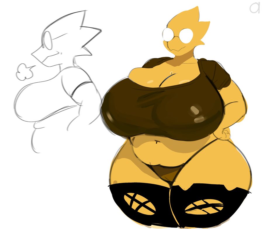 Alphys - artwork by Volrider