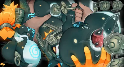 Midna - artwork by krokobyaka