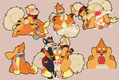 Arcanine - artwork by ashfordkingston