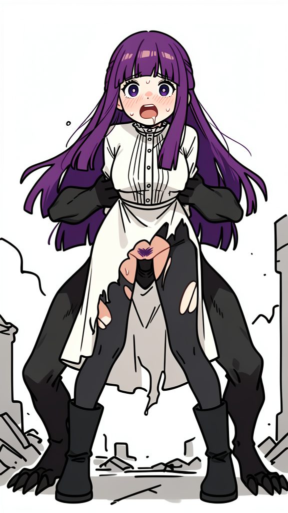 Fern (sousou no frieren) - artwork by bigbig223