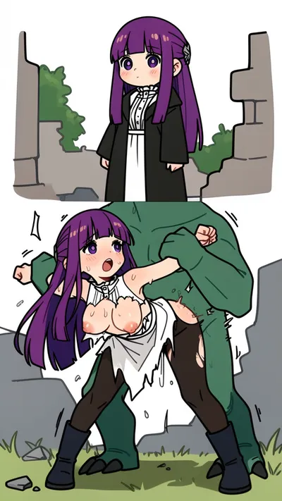 Fern (sousou no frieren) - artwork by bigbig223