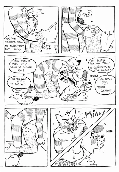 Dog man (character) - artwork by bot