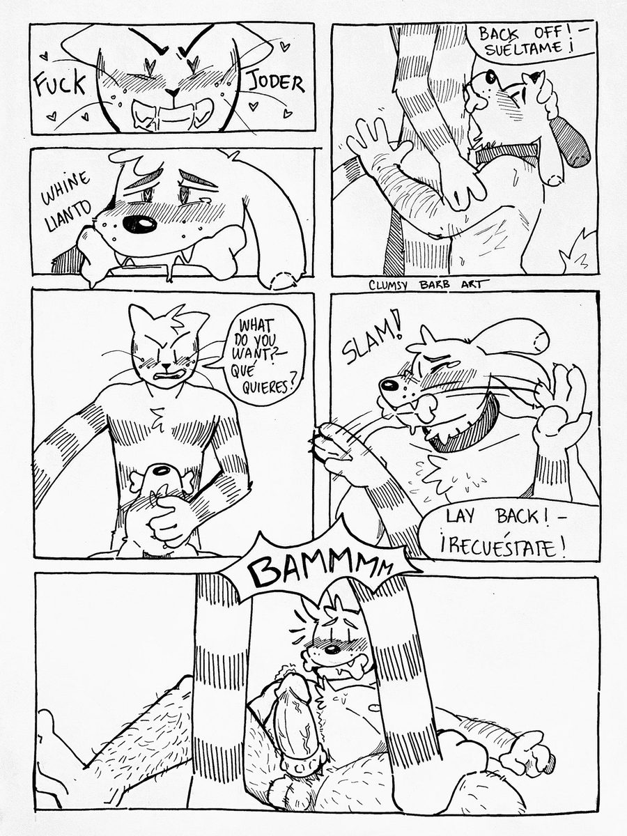 Dog man (character) - artwork by bot