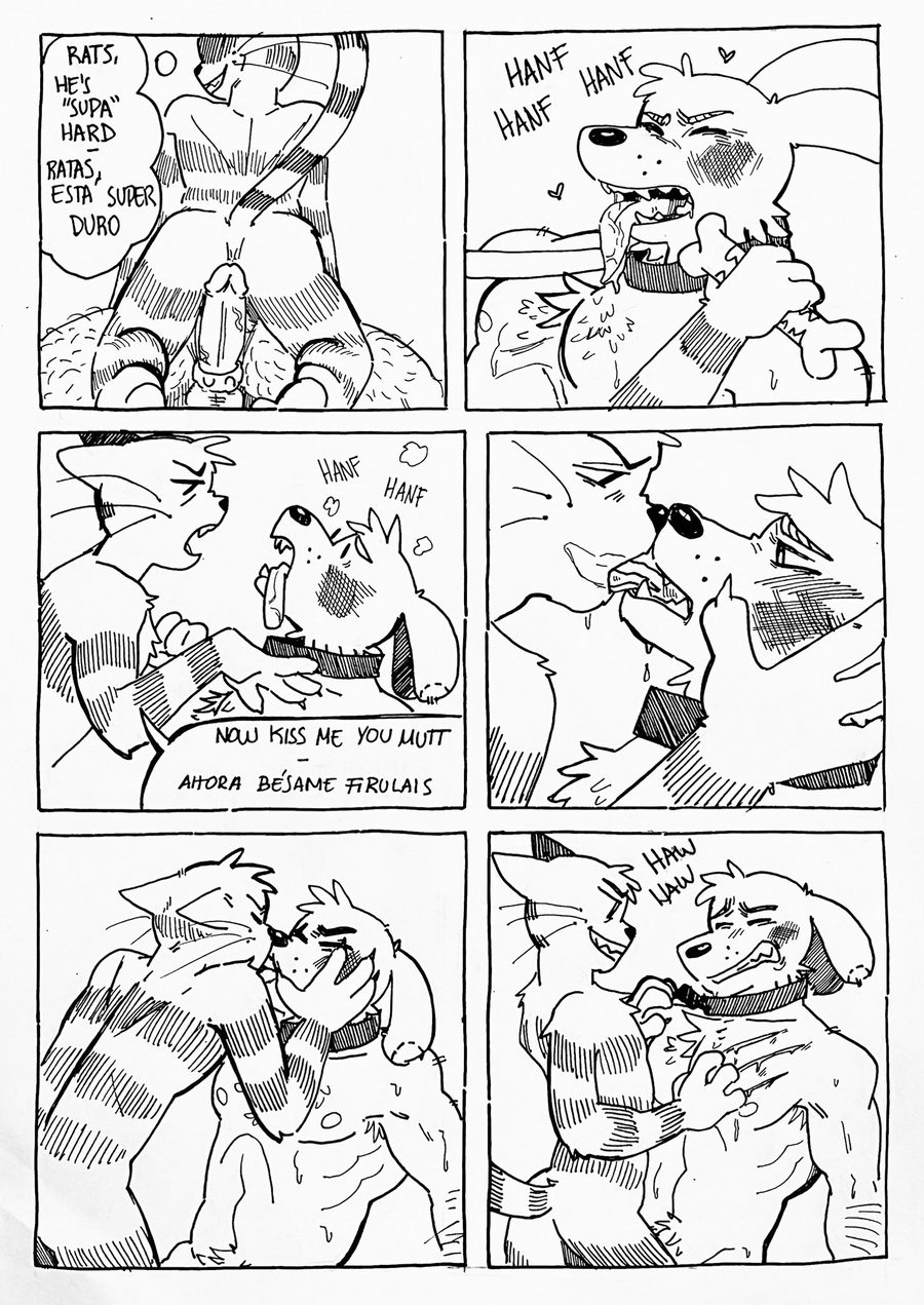 Dog man (character) - artwork by bot