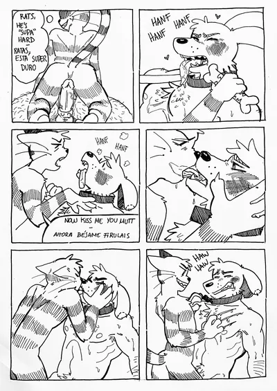 Dog man (character) - artwork by bot