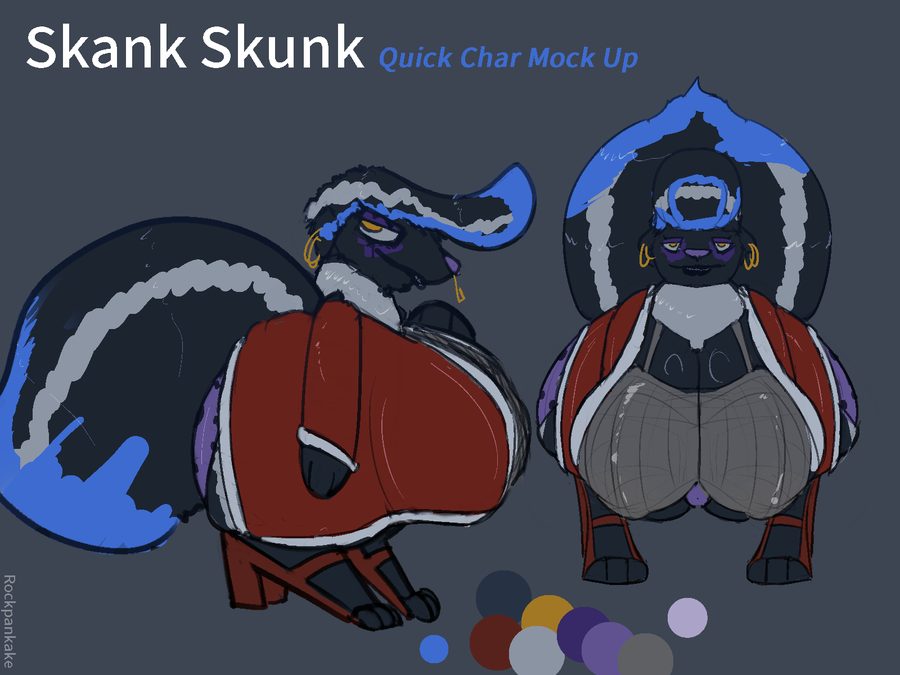 Black body, clothed - artwork by rockpankake