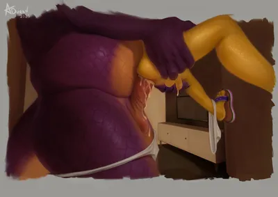 Anal, anal penetration - artwork by aduran