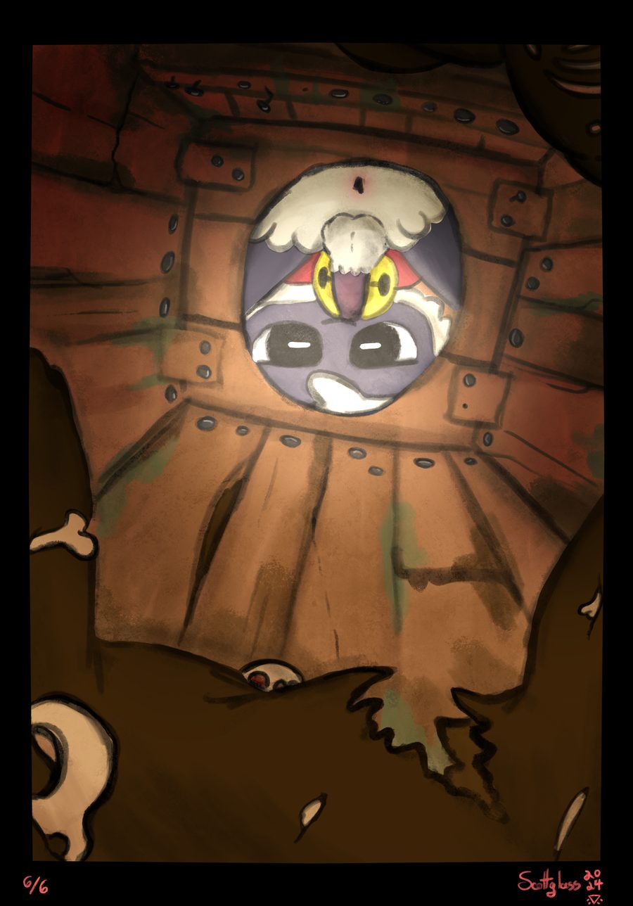 After vore, anthro - artwork by bot