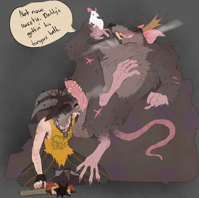 Rat king (deadlock) - artwork by bot
