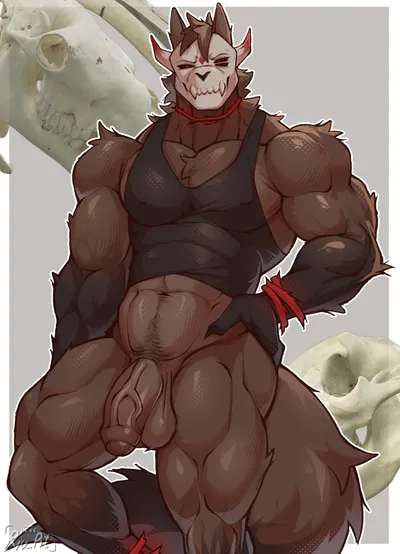 Anthro, balls - artwork by riu pit
