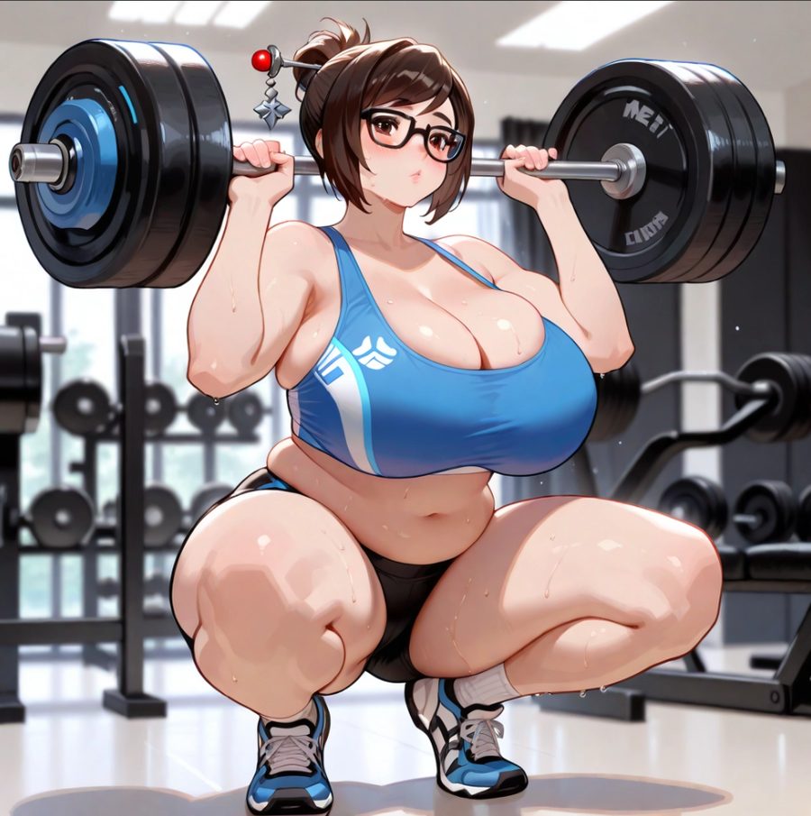 Mei (overwatch) - artwork by youruwuwaifuai