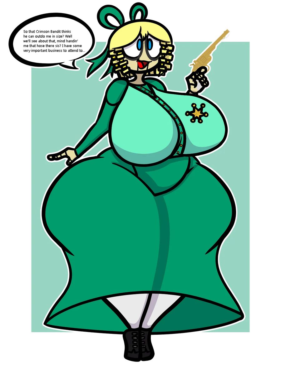 Big ass, big breasts - artwork by puffster3