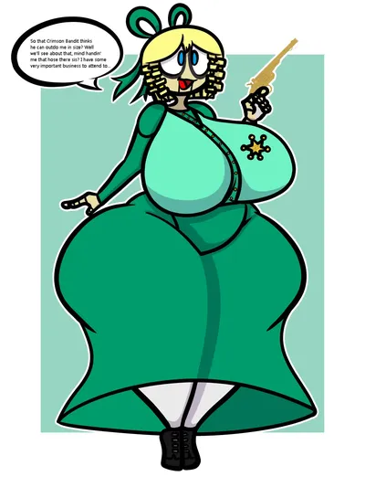Big ass, big breasts - artwork by puffster3