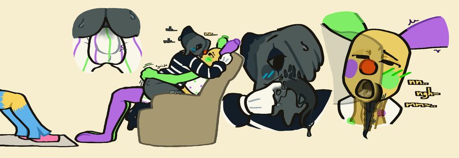 Blot (dandy's world) - artwork by poipoipoiii
