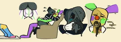 Blot (dandy's world) - artwork by poipoipoiii