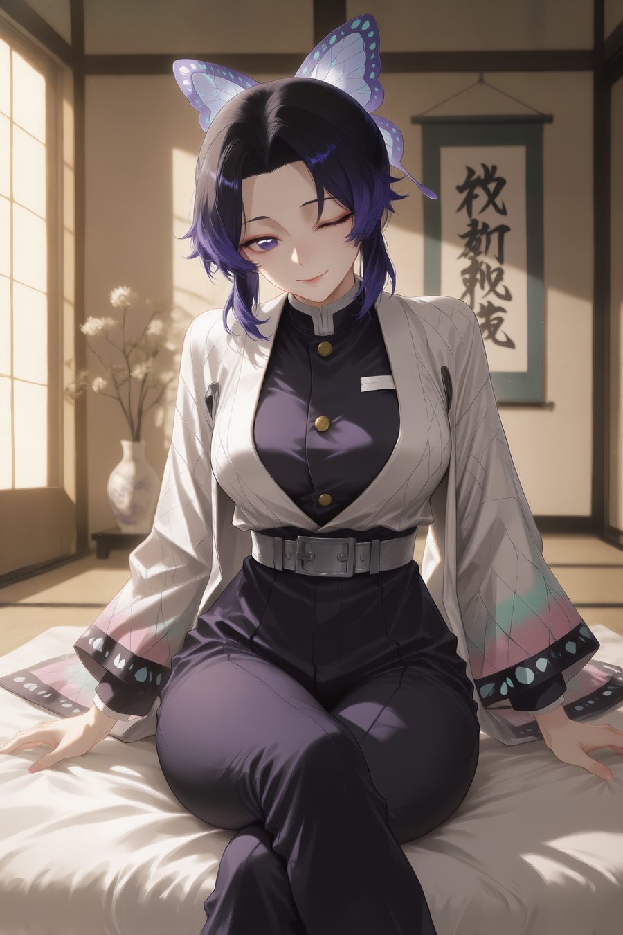 Kochou shinobu - artwork by animevixens