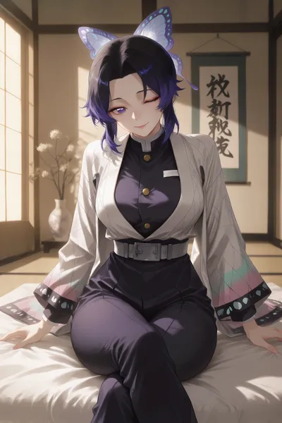 Kochou shinobu - artwork by animevixens