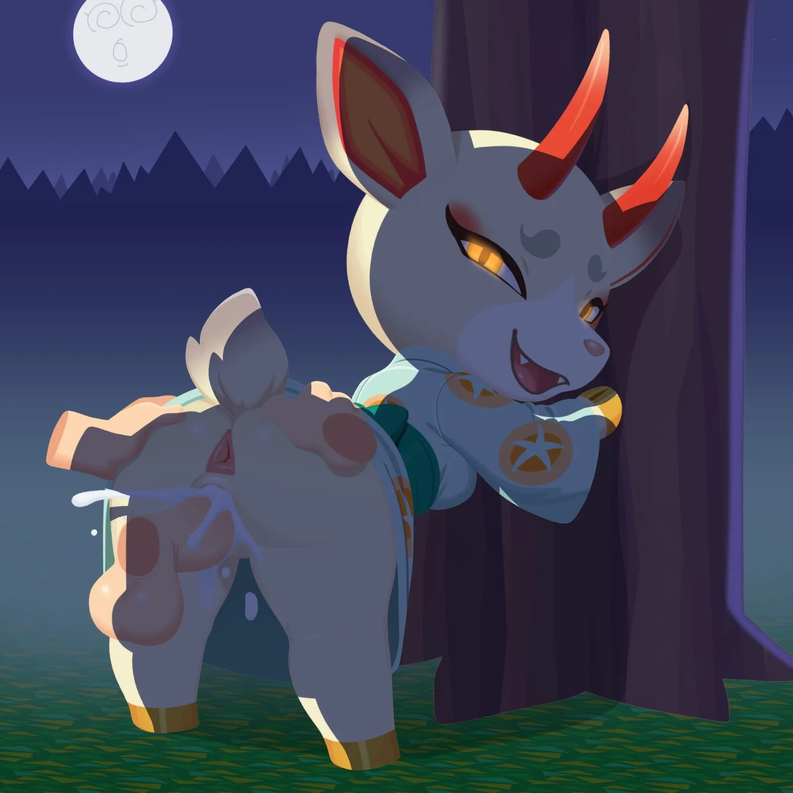 Shino (animal crossing) — artwork by kerotheklutz