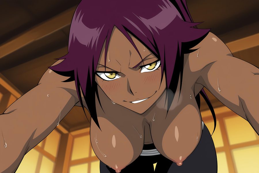 Shihouin yoruichi - artwork by hyctosx