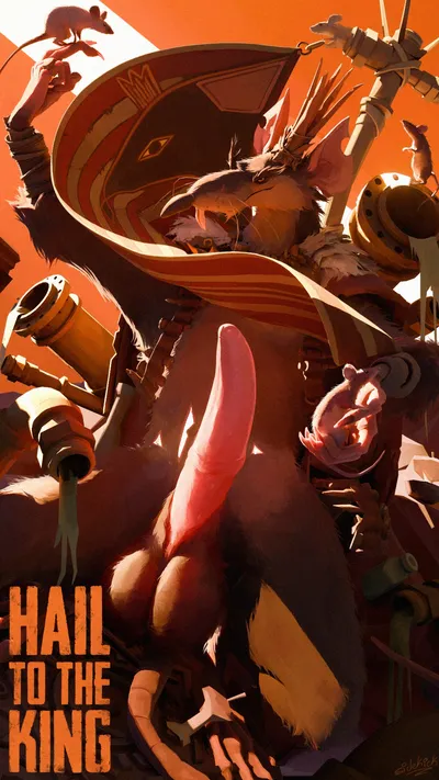 Rat king (deadlock) - artwork by sidekick