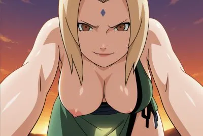Tsunade (naruto) — artwork by hyctosx