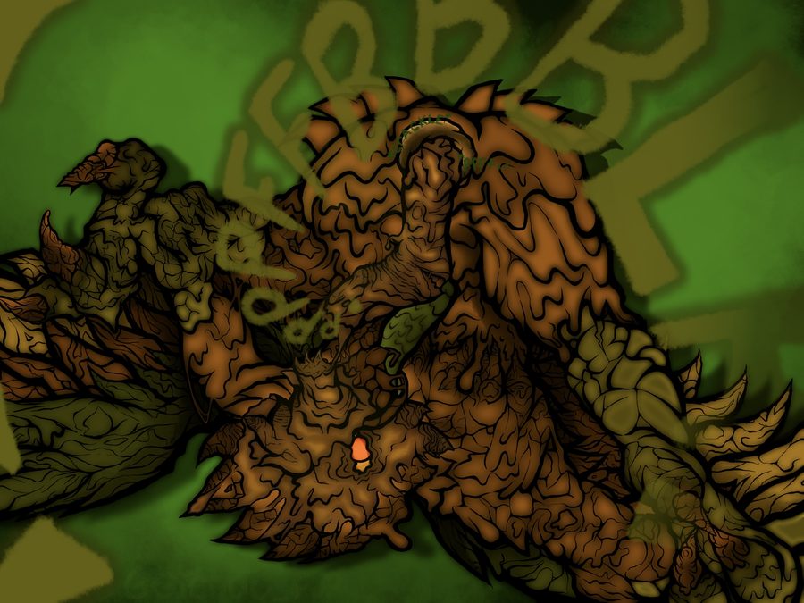 Accident, accipitriform - artwork by getchoo pup