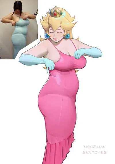 Princess peach — artwork by neozumi