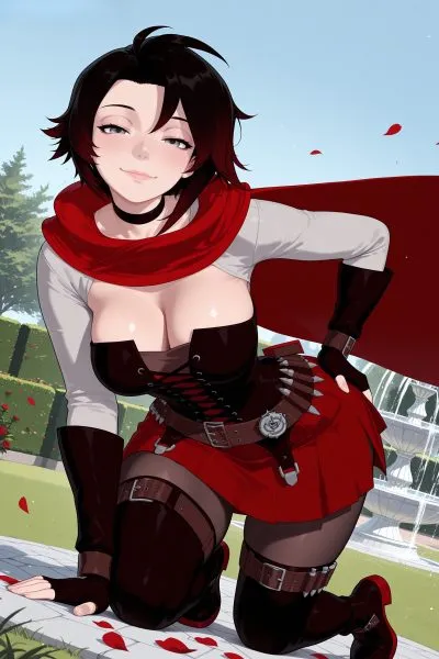 Ruby rose — artwork by kiraamane