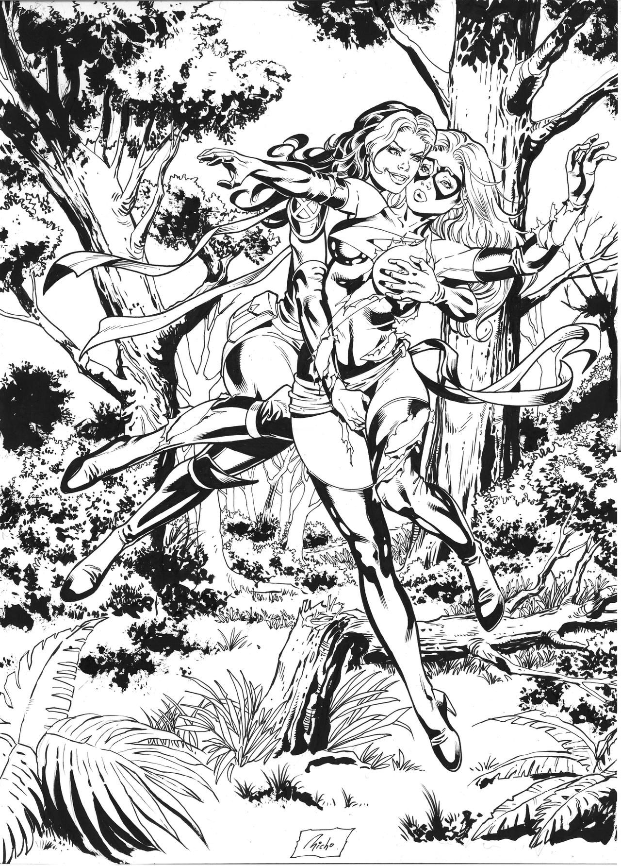 Carol danvers — artwork by rene micheletti