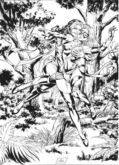 Carol danvers — artwork by rene micheletti