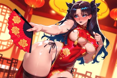 Tohsaka rin — artwork by arzagod
