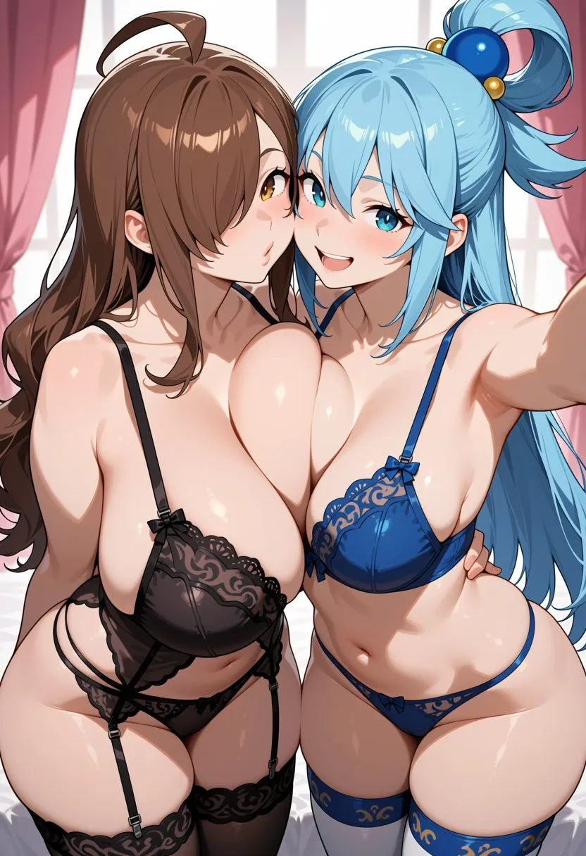 Aqua (konosuba) — artwork by senzoai