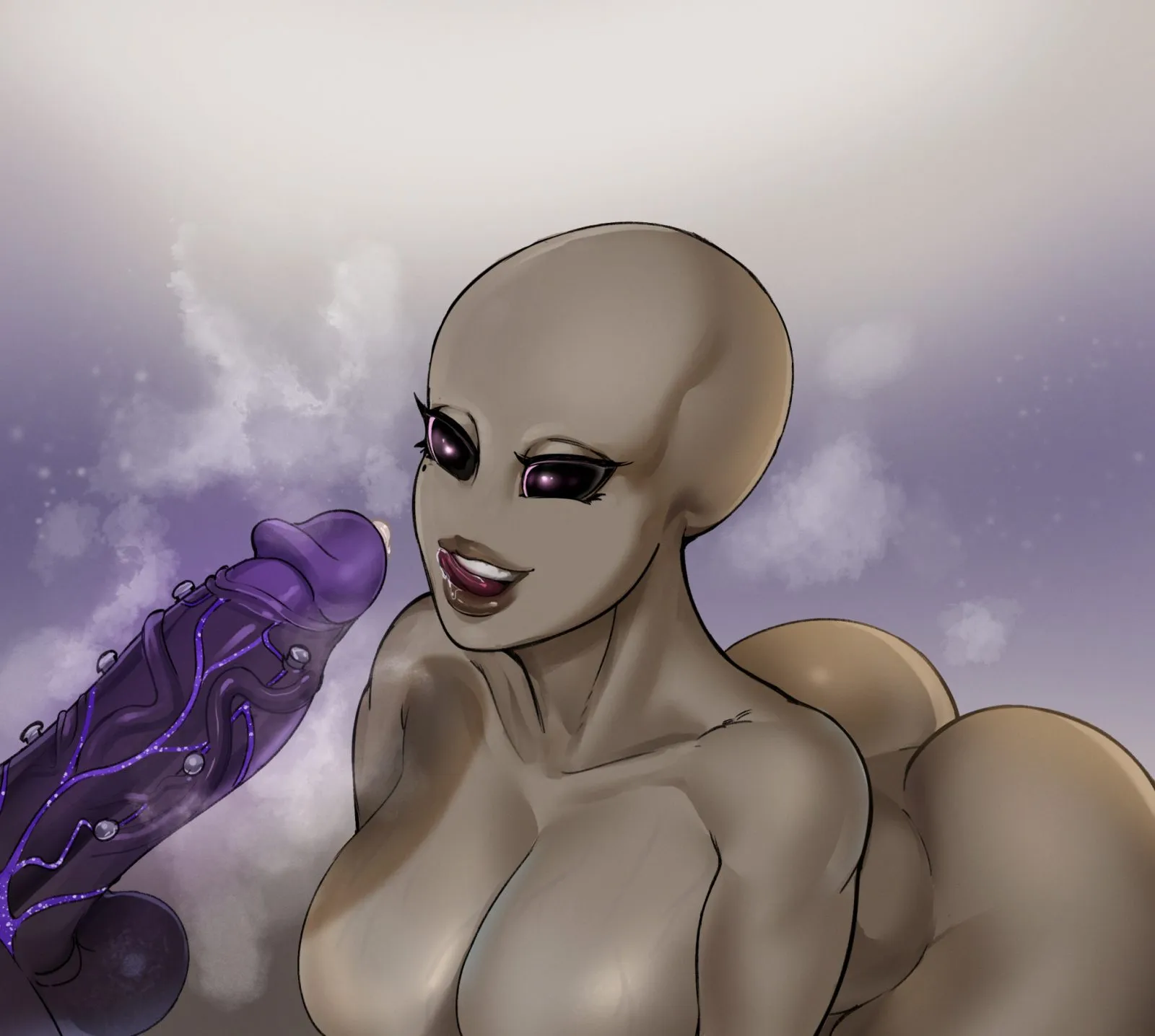 Grey alien — artwork by artist request